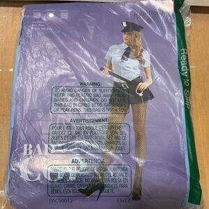 Police Costume with Black Accessories